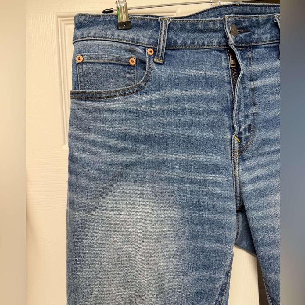 American Eagle Outfitters Men’s AE AirFlex+ Skinny Jeans 36x30 Blue High Stretch - Picture 6 of 13